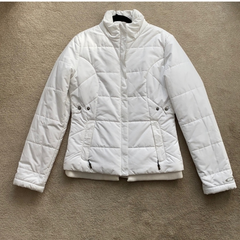 White okaley jacket